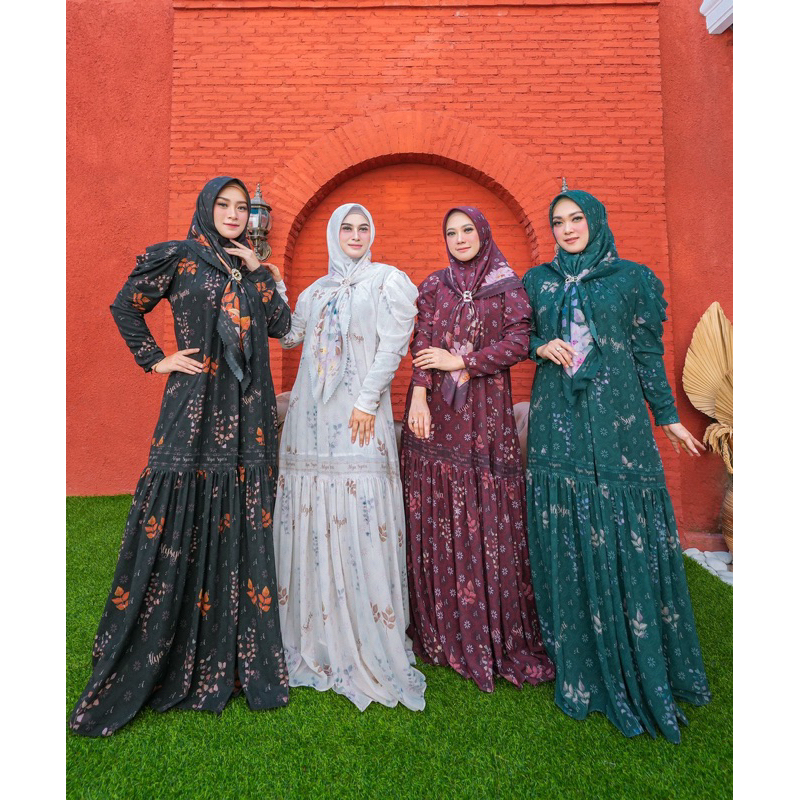 Qirani Series By Alya Syari / Gamis Ceruty