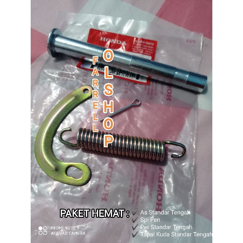 As Standar Tengah Set Tapal Kuda dan Per Standar Tengah Honda Win Win 100 Good quality