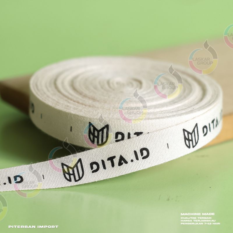 

label katun / label hijab / label masker / katun cream / piterban lembut / katun halus / label