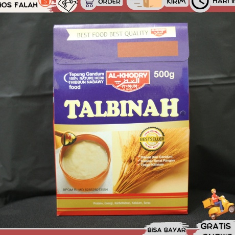 

HRNV5002 [PROMO SALE!!!] Bubur Gandum Talbinah Al-Khodry 500 Gram