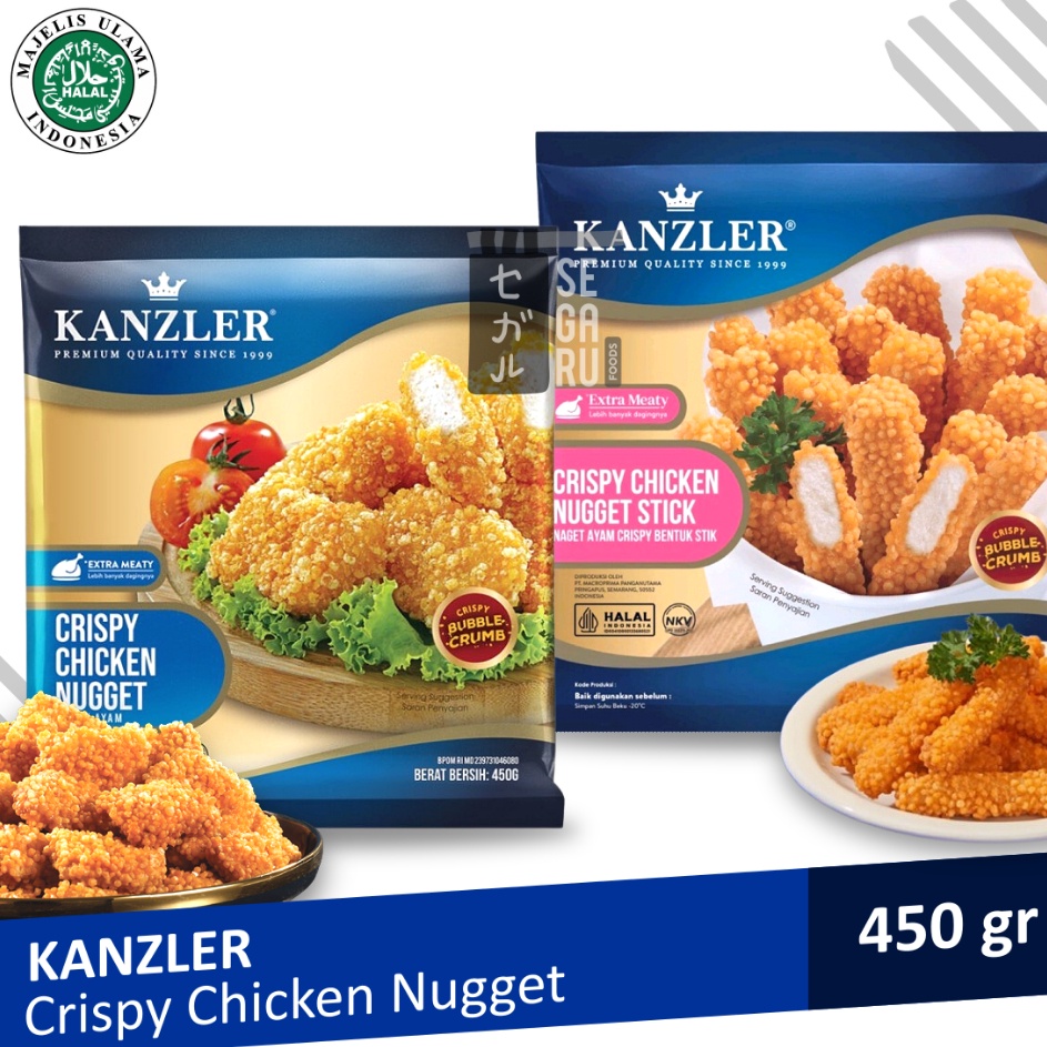 

MSGG7308 Terbaru KANZLER Crispy Chicken Nugget Ayam 450gr