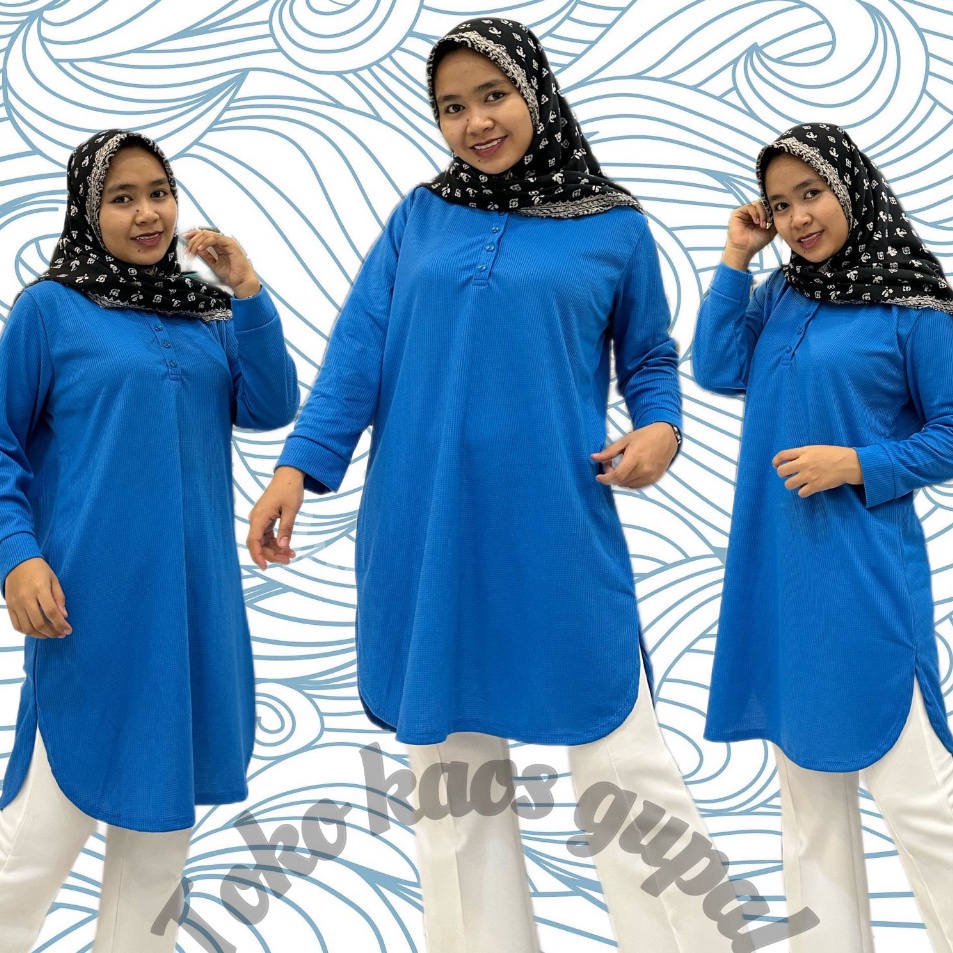 KAOS TUNIK PHENOMENAL / FENOMENAL FULL TAG KAOS POLOS LENGAN PANJANG KAOS TUNIK MODEL KOTAK