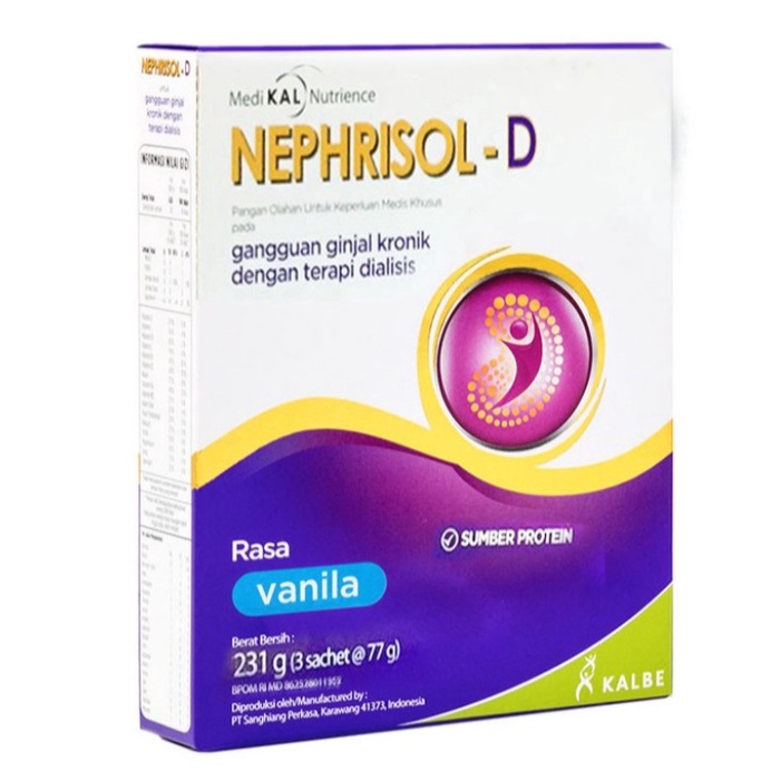 

Terk!!ni NEPHRISOL D VANILA 210 GRAM Promo Spesial