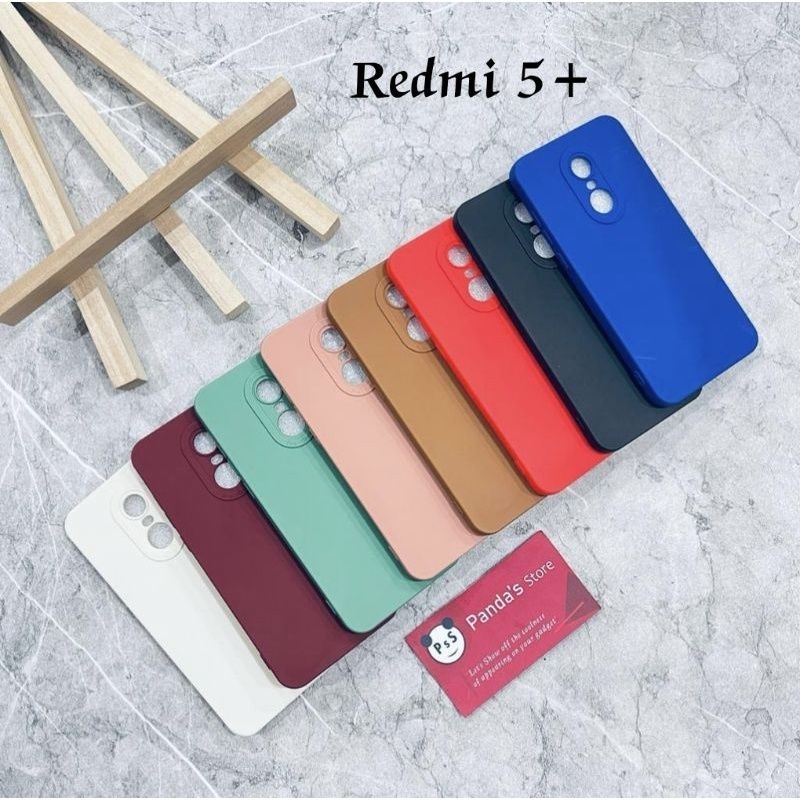 Case Pro Camera Redmi 5 Plus Candy Case Full Color 3D Slikon TPU