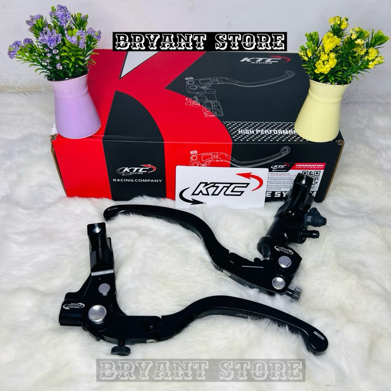 MASTER REM KTC RACING RADIAL NEW 2023 1 TABUNG FULL  BISA LIPAT CNC 14MM BEAT - VARIO - MIO - VIXION - NINJA - AEROX - NMAX - PCX - RX KING SEMUA MOTOR UNIVERSAL 14 MM