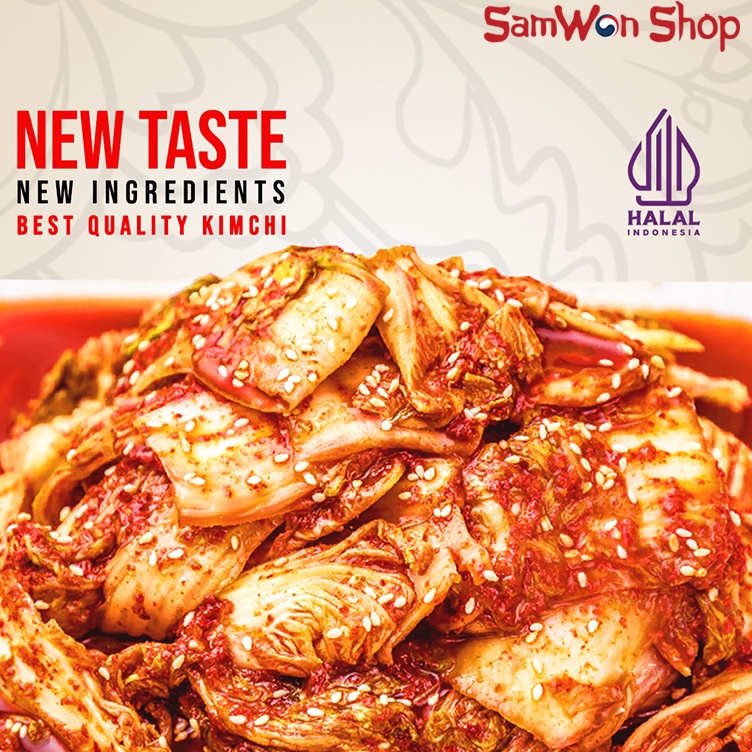

LCXV8700 TEBUS MURAH SAMWON KIMCHI SAWI FRESH 500 GR - FRESHLY MADE ORIGINAL KOREAN FOOD MAKANAN KOREA RASA LEZAT