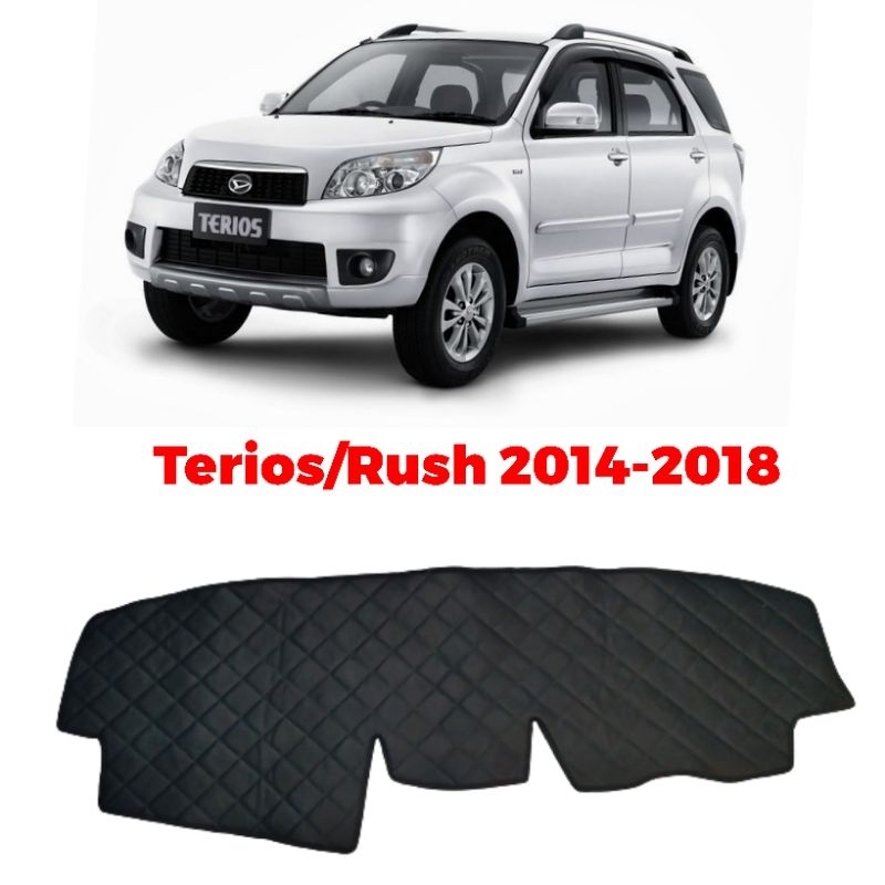 Cover dashboar kulit sintetis mobil rush terios 2004-2015