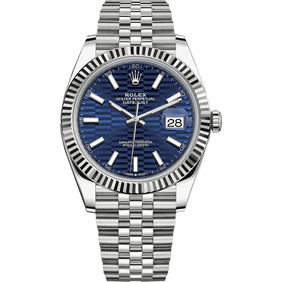 Jam Pria Rolex Automatic Datejust Jam Rolex Cowok Stainless Strap Silver Include Box Rolex Original