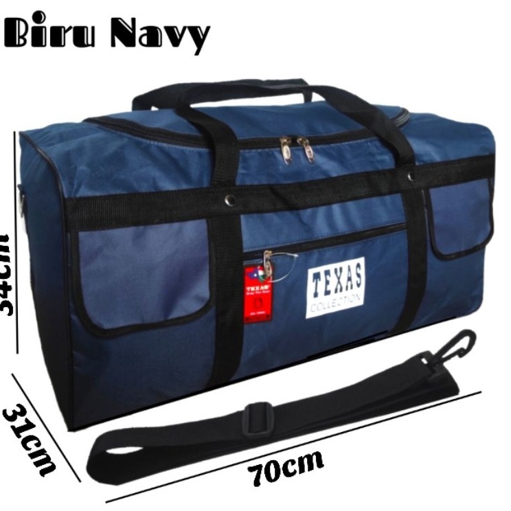 Tas pakaian jumbo 80L travel texas tas baju mudik jumbo