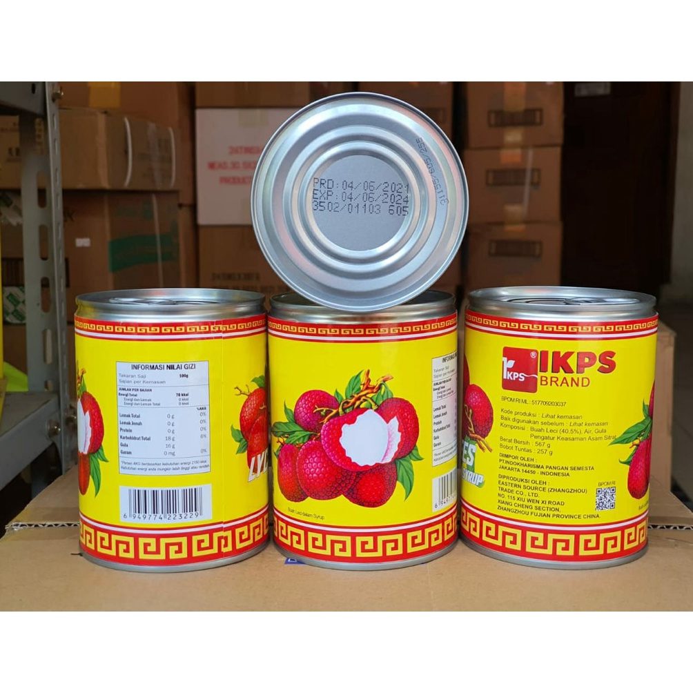 

Sal3 LYCHEE in Syrup / Buah Leci Kaleng 565g IKPS [262]