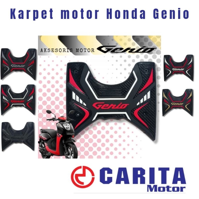karpet motor Honda Genio 2018 - 2023 aksesoris motor