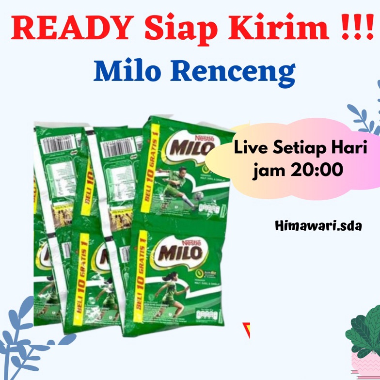 

[PRODUK FRGMP50] Milo bubuk 10pcs 90