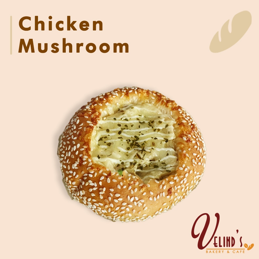 

Chicken Mushroom/ Velind's Bakery/ Roti Ayam Jamur