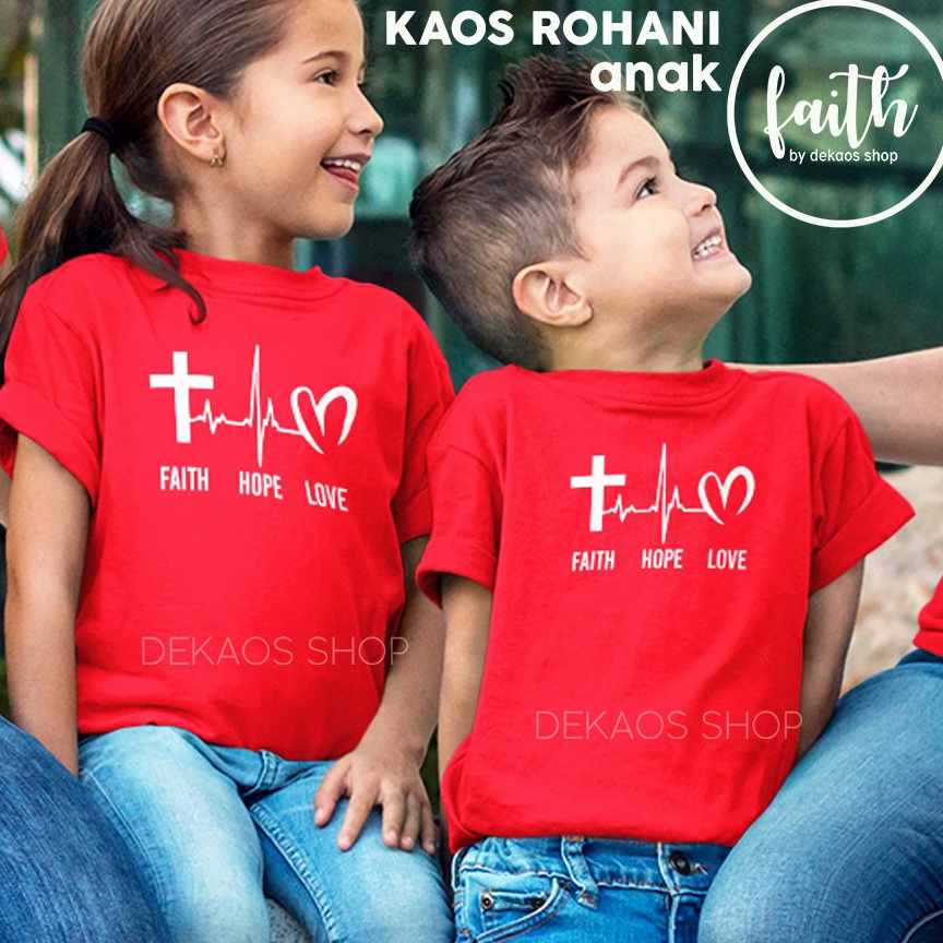Viral.. KAOS ROHANI ANAK / BAJU ROHANI ANAK / KAOS ROHANI / KAOS ROHANI KRISTEN ANAK / DEKAOS 940KID