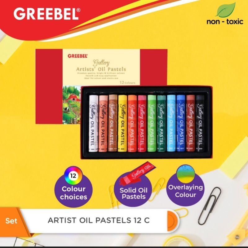 

Greebel Crayon Artist Oil Pastel 12wr