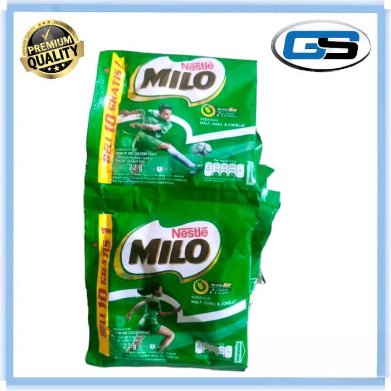 

MILO RENTENG 1 RENTENG ISI 10×22gr