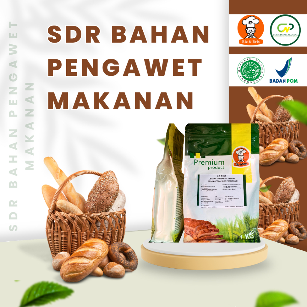 

R&B SDR Food Preservative 1kg / Pengawet Makanan Premium Multifungsi