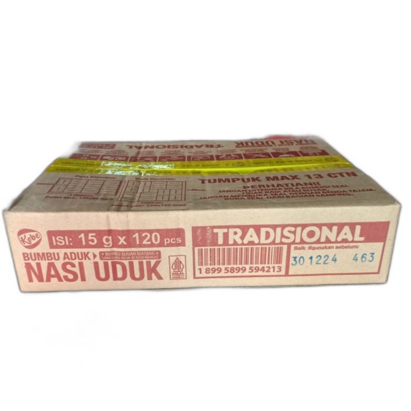 

Kobe Nasi Uduk 15gr Per Dus Isi 120pcs