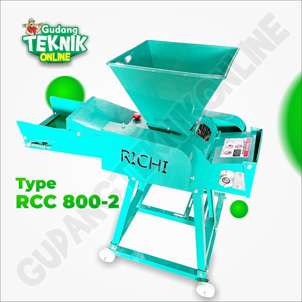 (RCC 800-2 RICHI) Mesin Pencacah Rumput RICHI RCC800-2 Chooper RICHI / Chaff Cutter Machine Mesin Ca