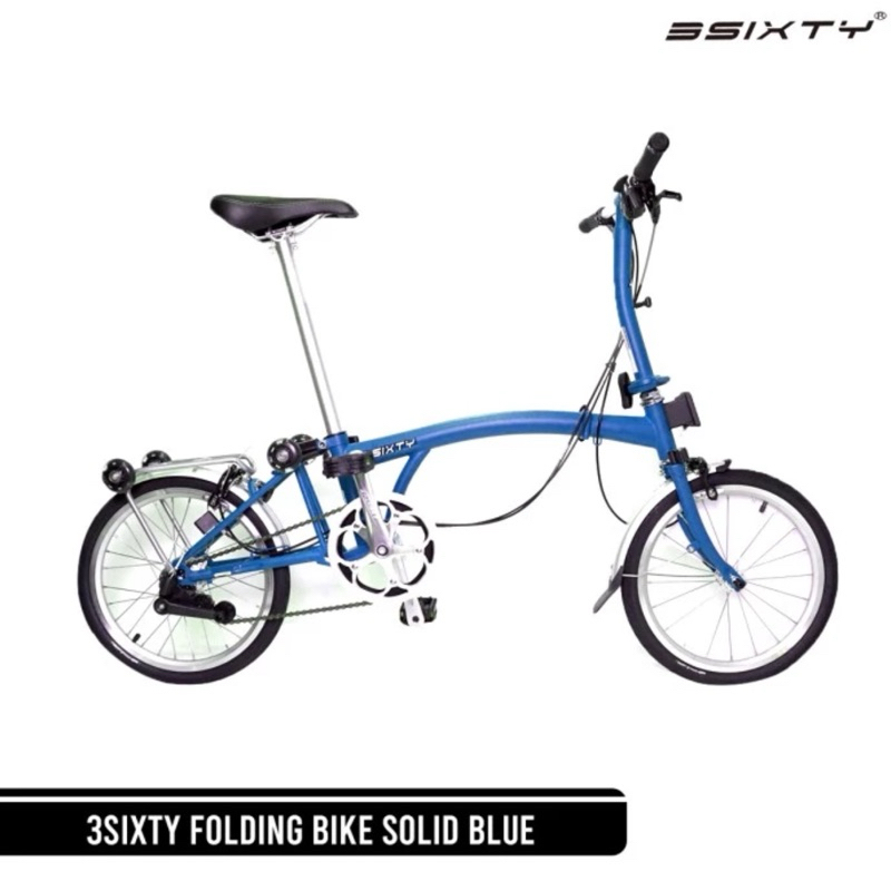 DL. 3SIXTY FOLDING BIKE SOLID BLUE