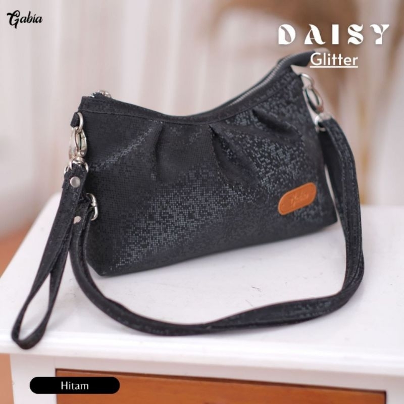 Daisy Glitter bag by gabia tas 2in1 bag tas selempang wanita clutch bag dompet pouch