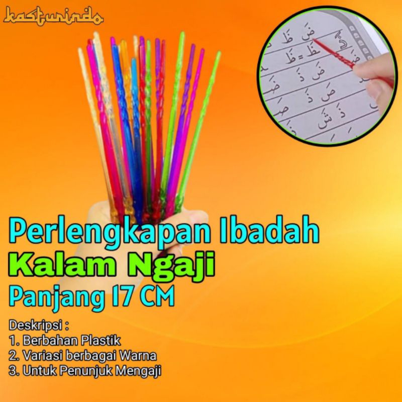 

Kalam Tunjukan Ngaji Panjang 17 Cm Bahan Plastik Untuk Petunjuk Ngaji