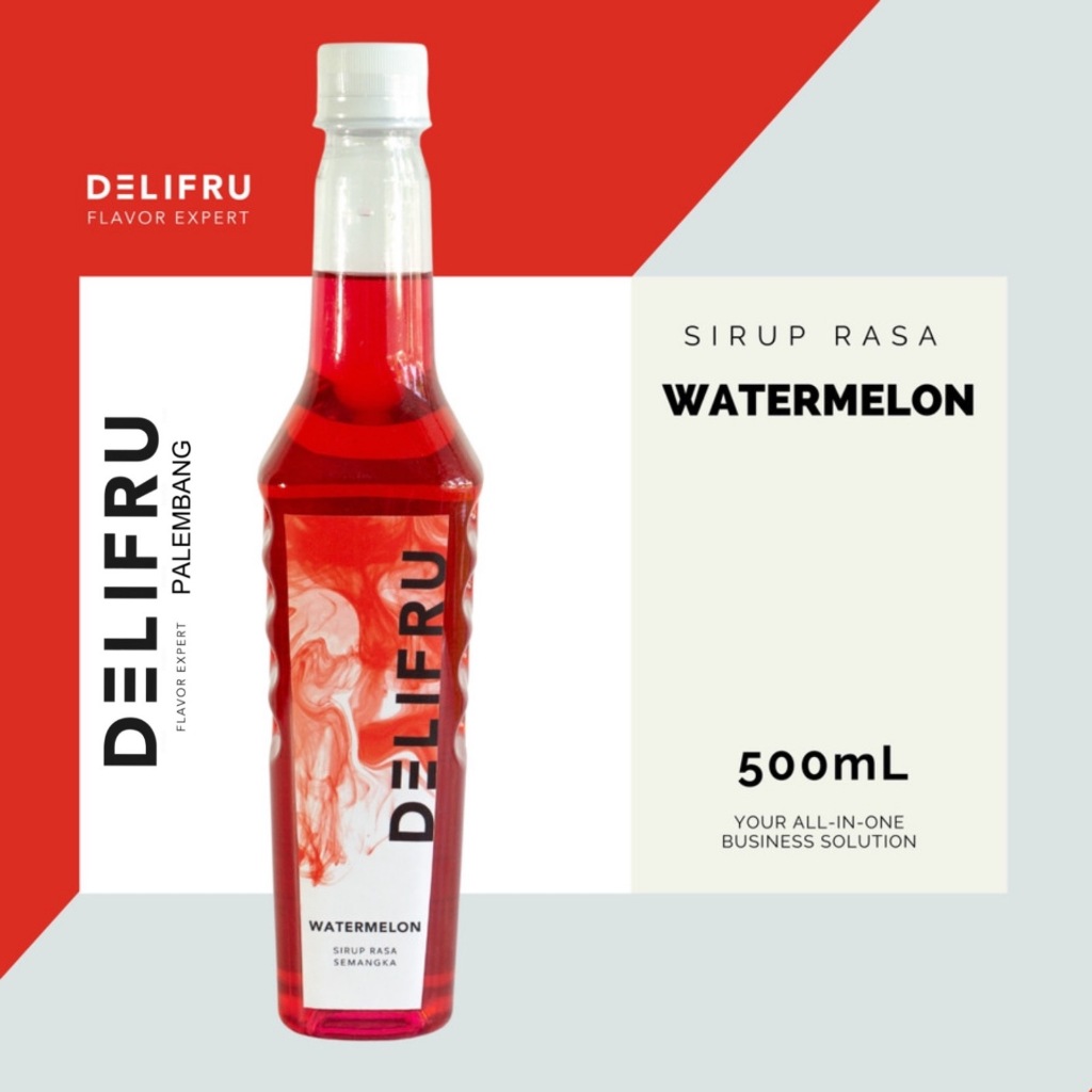 

Delifru Syrup Watermelon - Sirup Semangka 500 ml