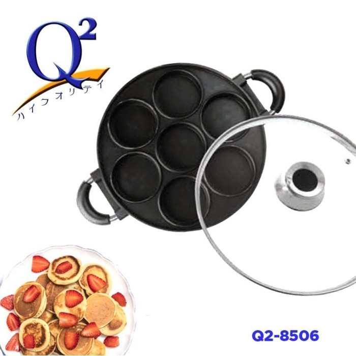 Q2 CAKE PAN 7 LUBANG DATAR 8506