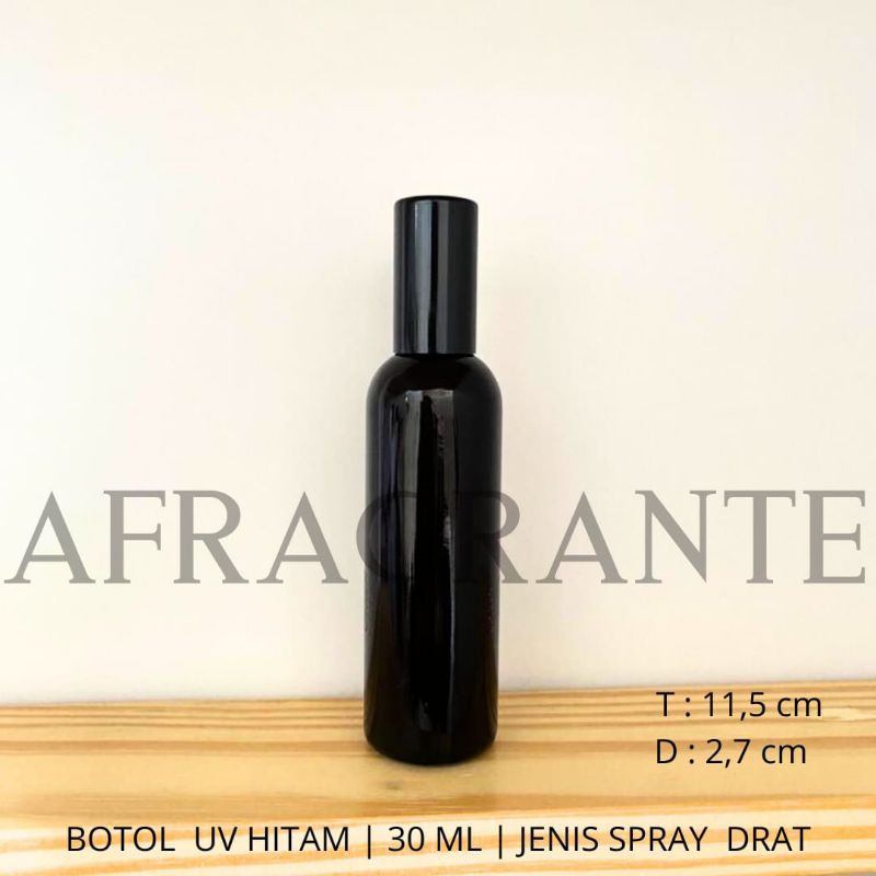 botol parfum uv hitam 30 ml-botol parfume hitam 30 ml-botol body mist 30 ml-botol perfume 30 ml unik