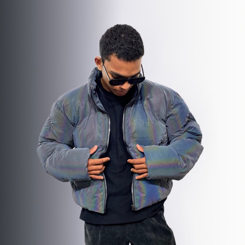 ‘Luxurious Immortality’ Reflective Puffer Jacket.