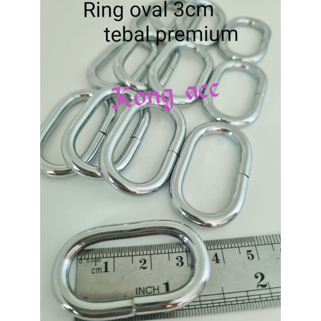 RING TAS OVAL 3CM TEBAL PREMIUM