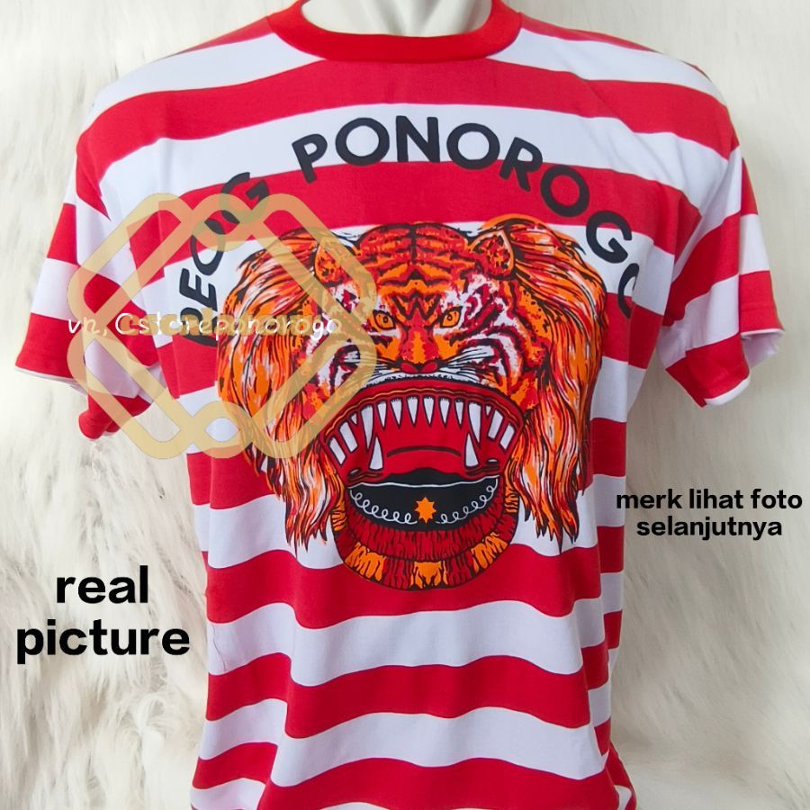 Baju Reog Ponorogo / Kaos Reog Lurik Merah Putih Kaos Sakerah Anak