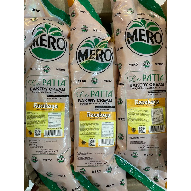 

Mero Bakery Cream Rasakaya/Selai rasakaya 1kg