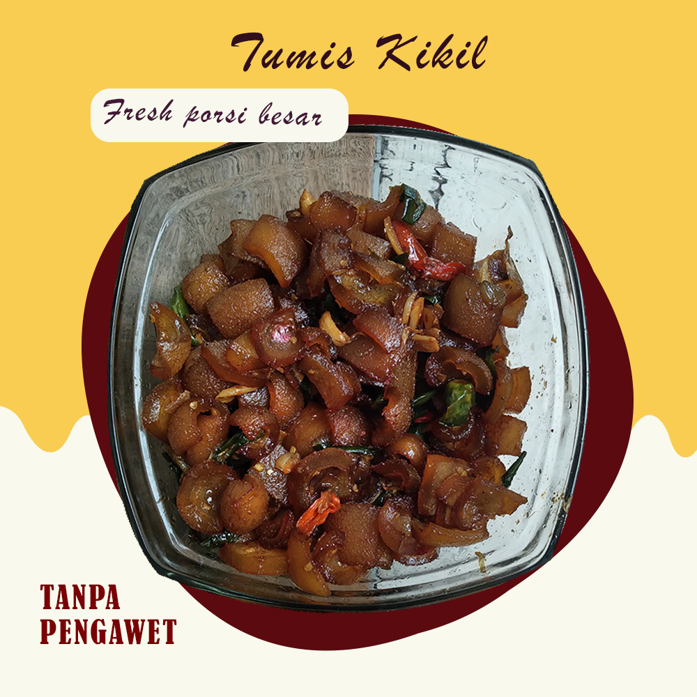 

Tumis kikil porsi besar 200gr/Fresh enak higienis
