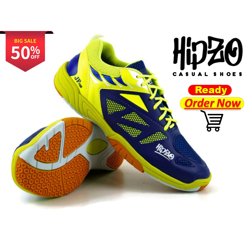 Sepatu Olahraga Outdoor Badminton Pria Wanita Sepatu Sport HIPZO M048