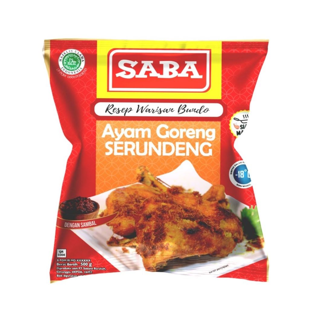 

Saba Ayam Serundeng 500gr Ready To Cook Makanan Siap Masak