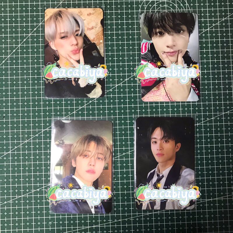 wts photocard nct dream - jeno extrovert istj, jaemin extrovert istj, mark qr, jeno random tc tds 2 