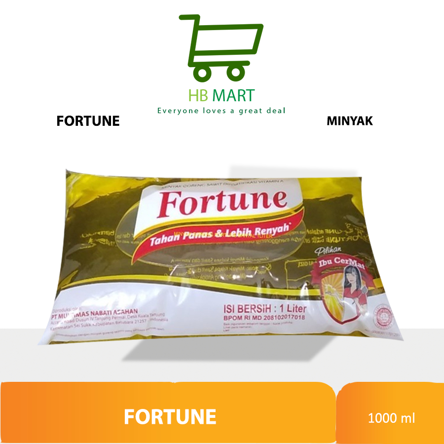 

MINYAK GORENG FORTUNE BANTAL 1 LITER