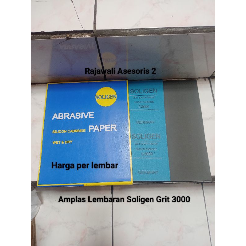 Amplas Duco SOLIGEN / Waterproof Abrasive Paper SLG (#3000) GERMANY