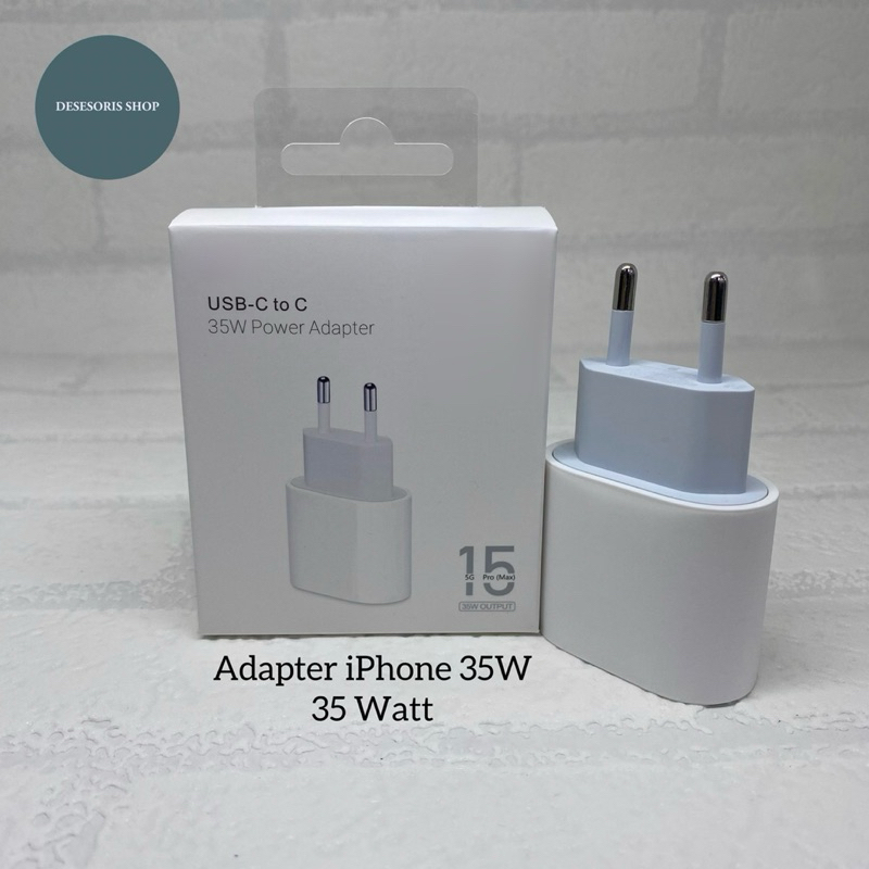 Adapter iPhone 35W Charger iPhone Fast charging 35 Watt