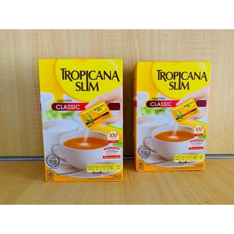 

Tropicana Slim Sweetener Classic 100 Sachet 250g