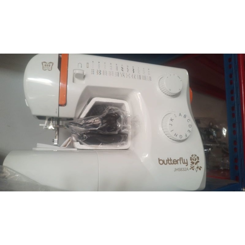 Mesin Jahit Butterfly JH5832A Portabel Multifungsi