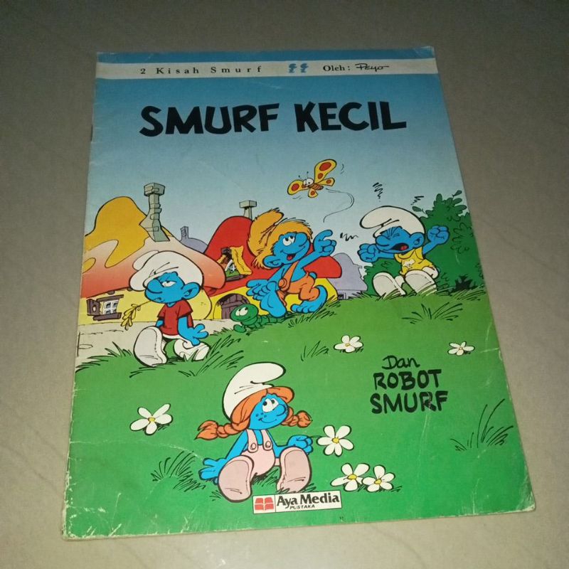Komik Smurf / Komik 2 Kisah Smurf: Smurf Kecil Dan Robot Smurf - Peyo