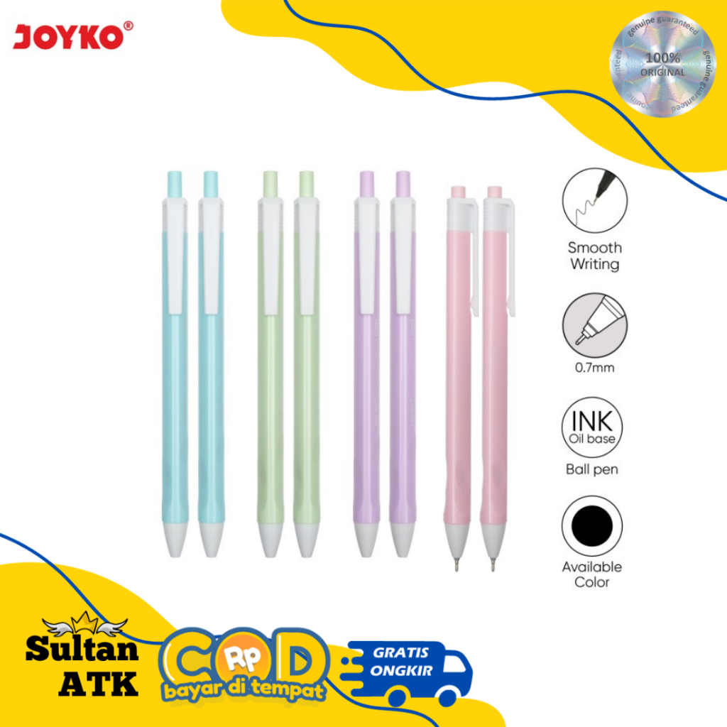 

PULPEN / PENA / BALLPOINT / BALLPEN JOYKO BP-342 VOKUS 0.7 MM