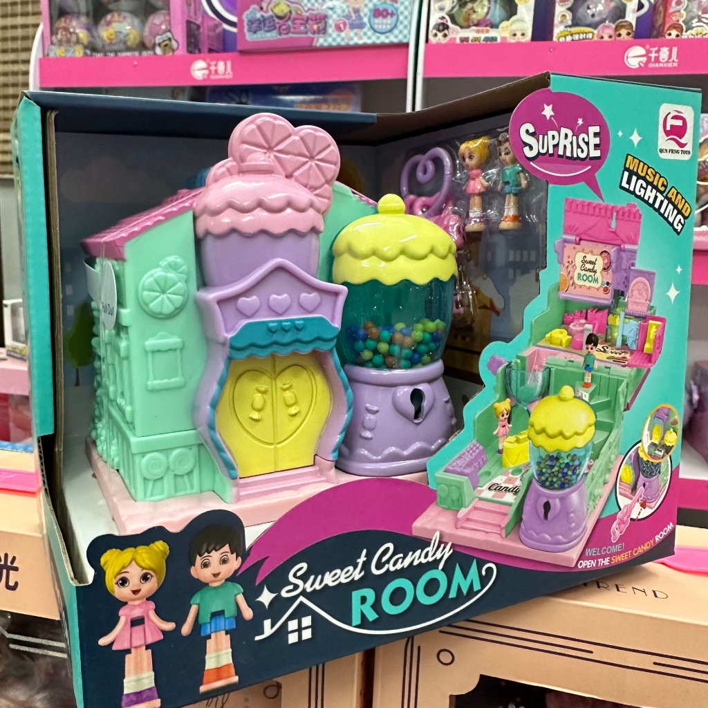 Amazing Pocket Lil Secret DOLL HOUSE Mainan Anak Rumah rumahan Boneka Anak Shopkins Polly Pocket