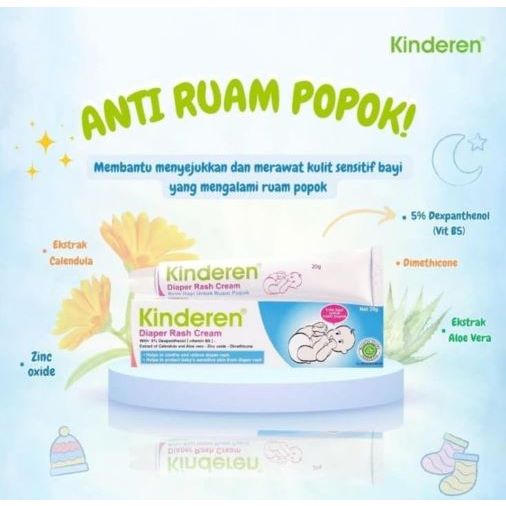 KINDEREN DIAPER RASH CREAM / KINDEREN BABY BALSAM