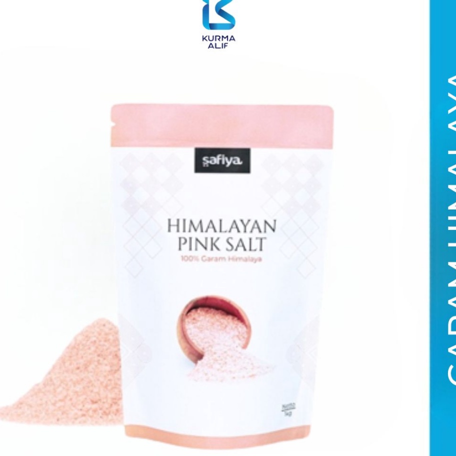 

Terlaku. Garam Himalaya 1 Kg Pink Salt Original Premium SAFIYA HERBAL