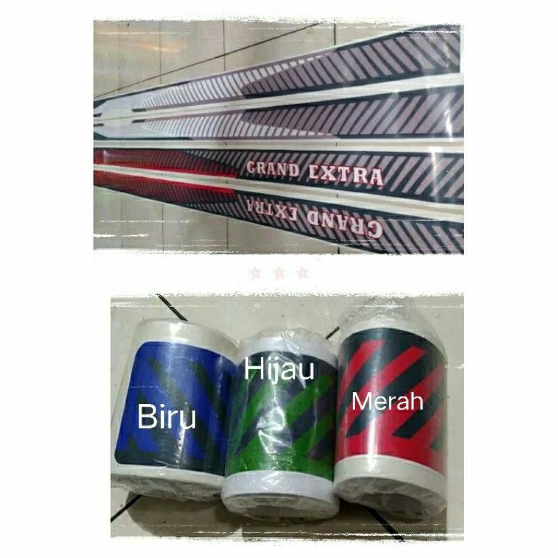 striping sticker body kijang grand extra kijang 1995 grand extra
