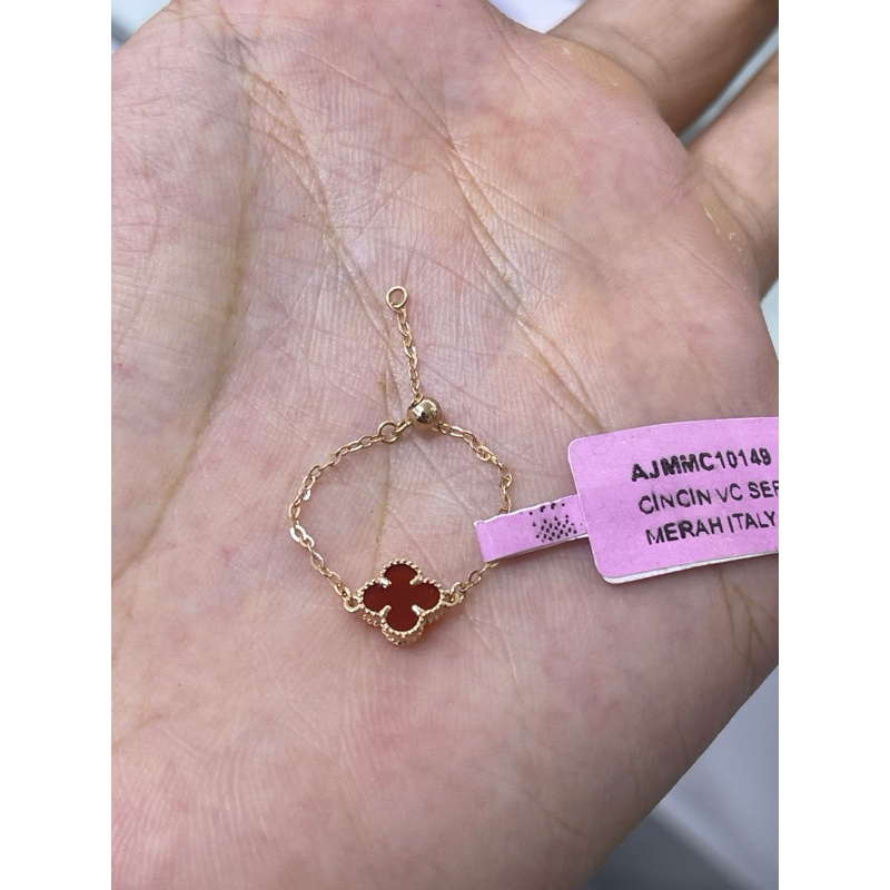 cincin serut merah italy kap750