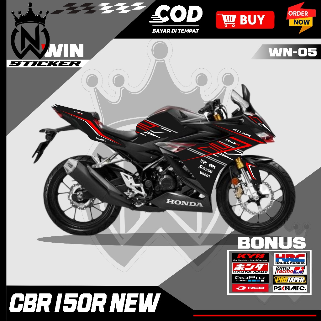 Striping CBR 150R New / Stiker Motor Honda New CBR 150 2021